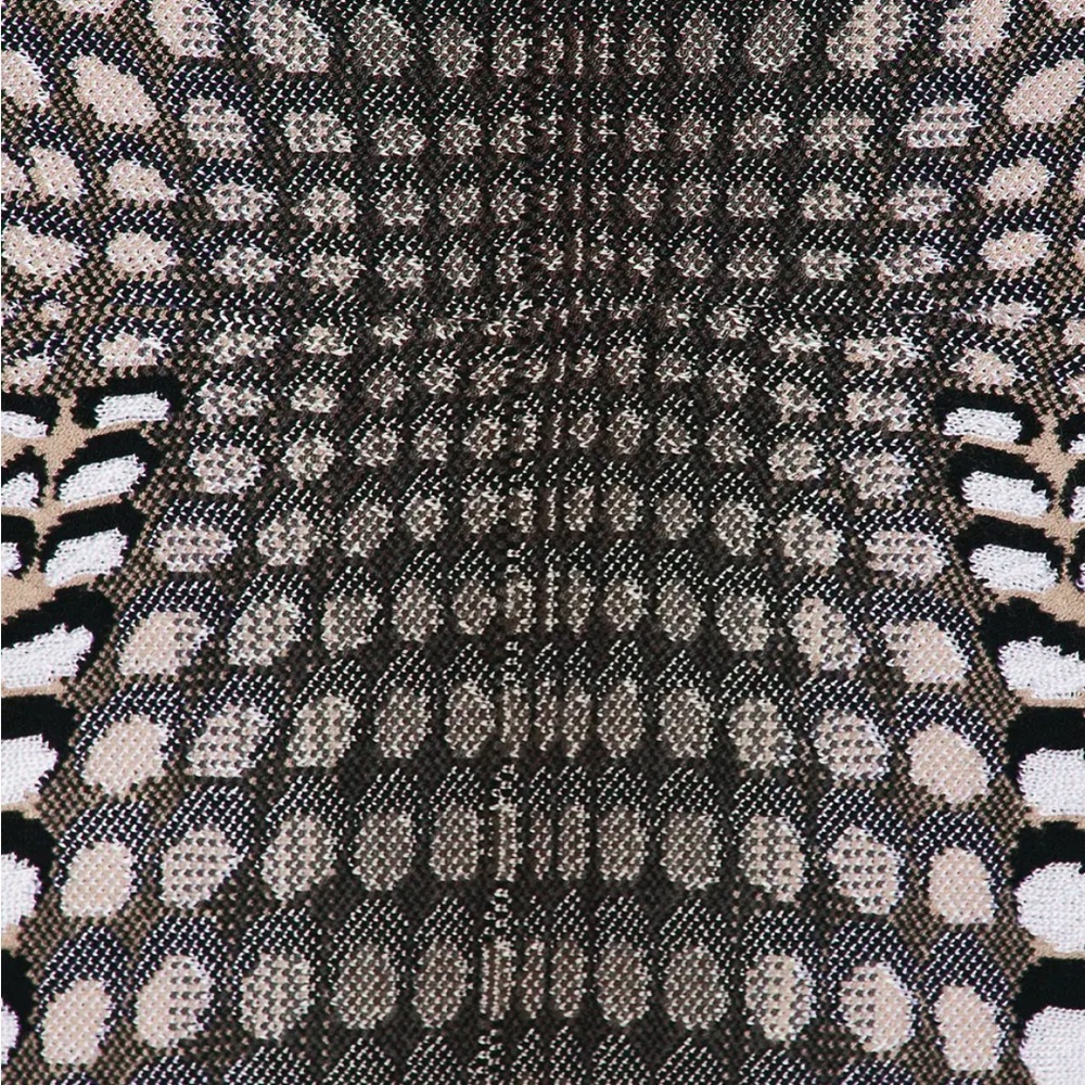 Marine Serre Jacquard Strapless Dress - Picture 3 of 8
